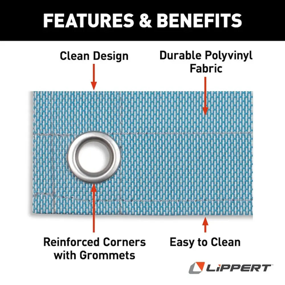 Lippert Comp 2022115659 Patio Mat - Blue