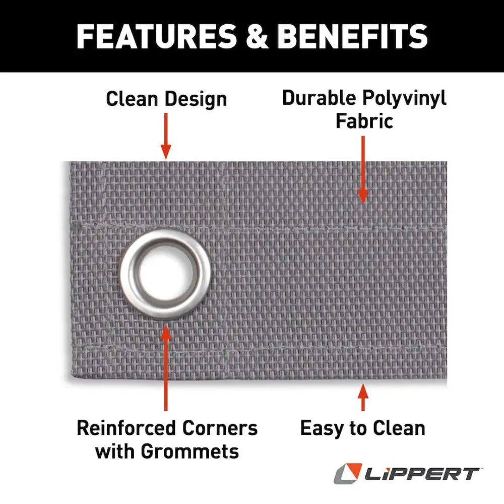 Lippert Comp 2022115660 Patio Mat - Gray