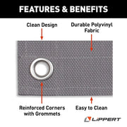 Lippert Comp 2022115660 Patio Mat - Gray