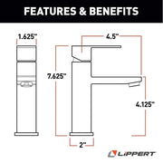 Lippert Comp 2024025313 Faucet - Black