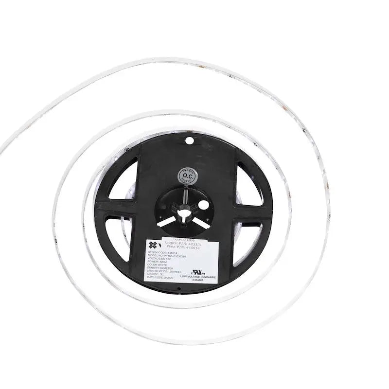 Lippert Comp 423331 Light-Vista Awning LED Light Solera LED Light Kit 20' provides bright white illumination for outdoor spaces.