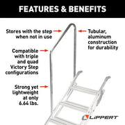 Lippert Comp Easy To Install Entry Step Hand Rail 2023024502 - Handrail