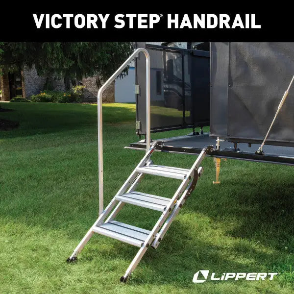 Lippert Comp Easy To Install Entry Step Hand Rail 2023024502 - Handrail