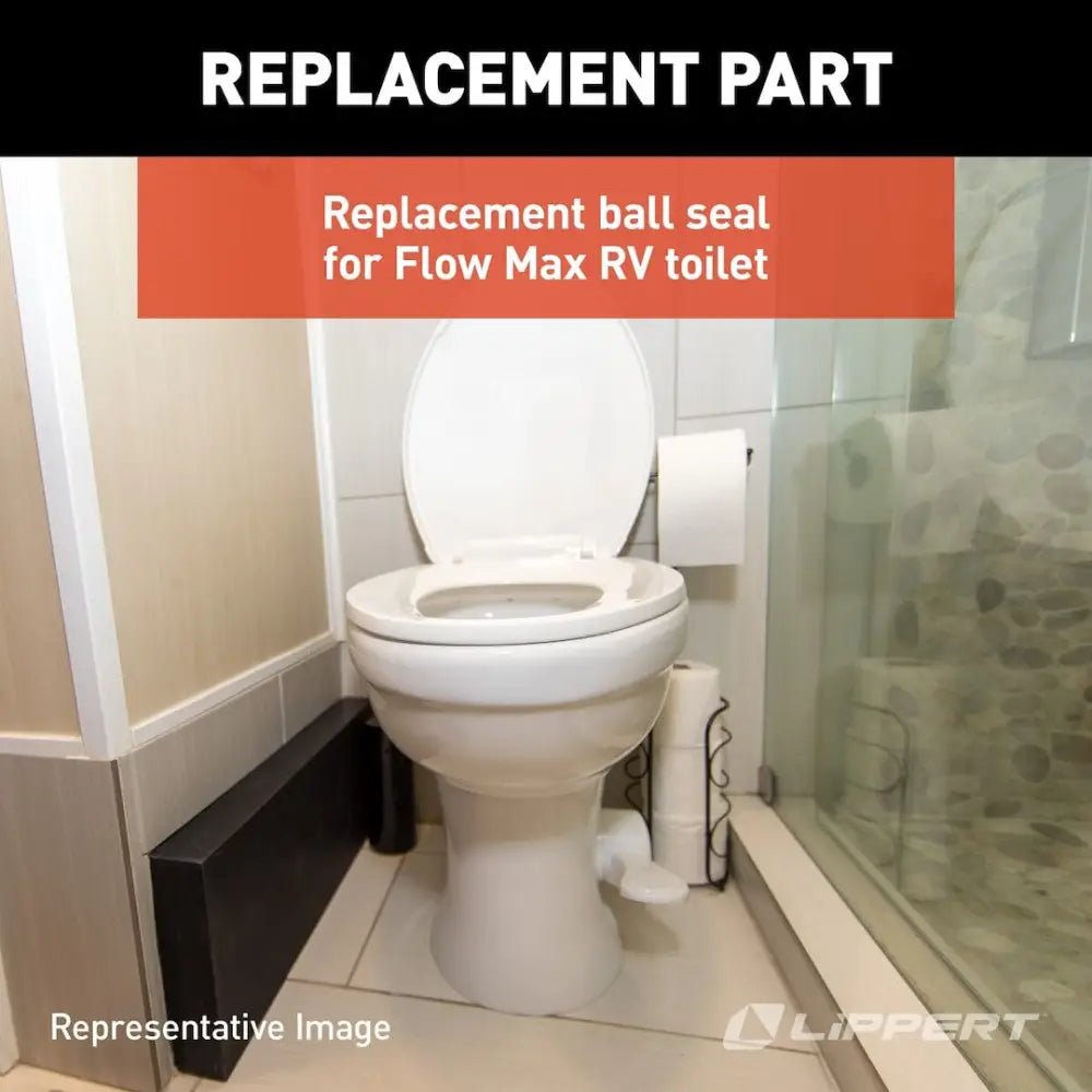 Lippert Comp Easy To Install Toilet Seal 2023038024 - Hose Flush Ball Kit