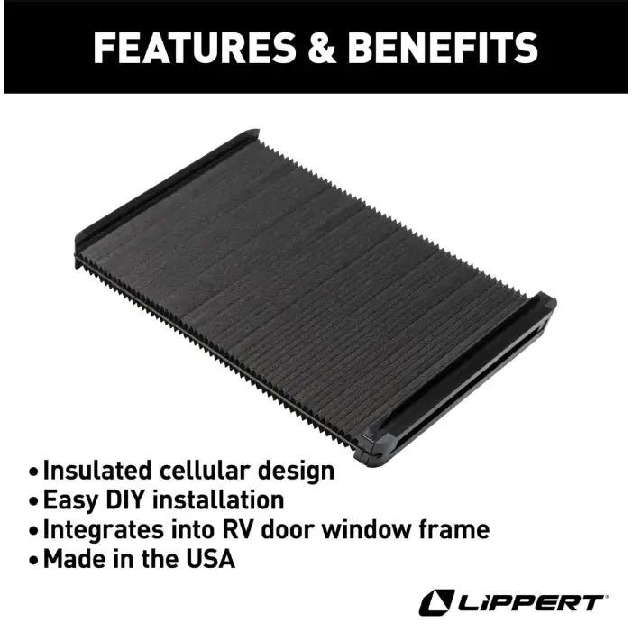 Lippert Comp Easy Do It Yourself Installation Window Shade 2025009147 - RV Door