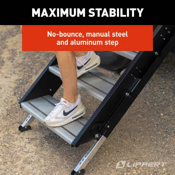 Lippert Comp Effortless Lift Assist Entry Step 2024057000 - RV