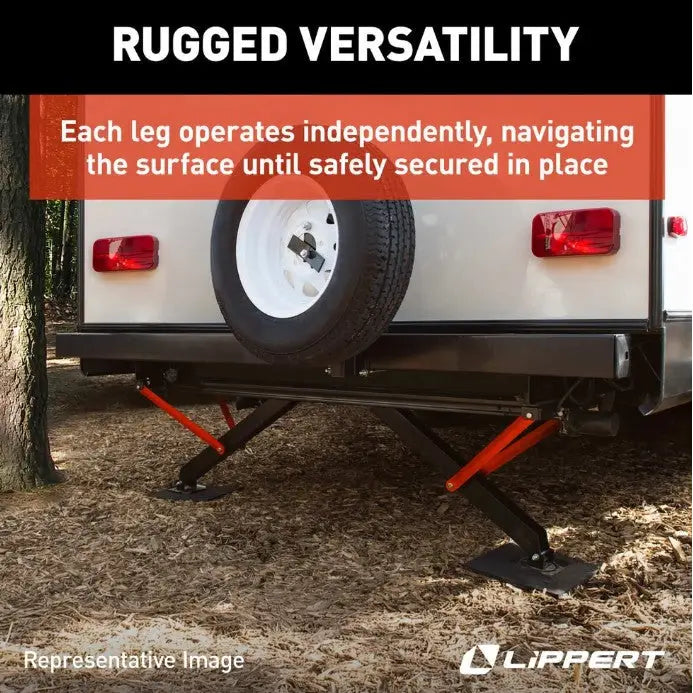 Lippert Comp Embossed Legs For Added Strength Trailer Stabilizer Jack Stand 2025012487 - PSX1 RV Power Hatch