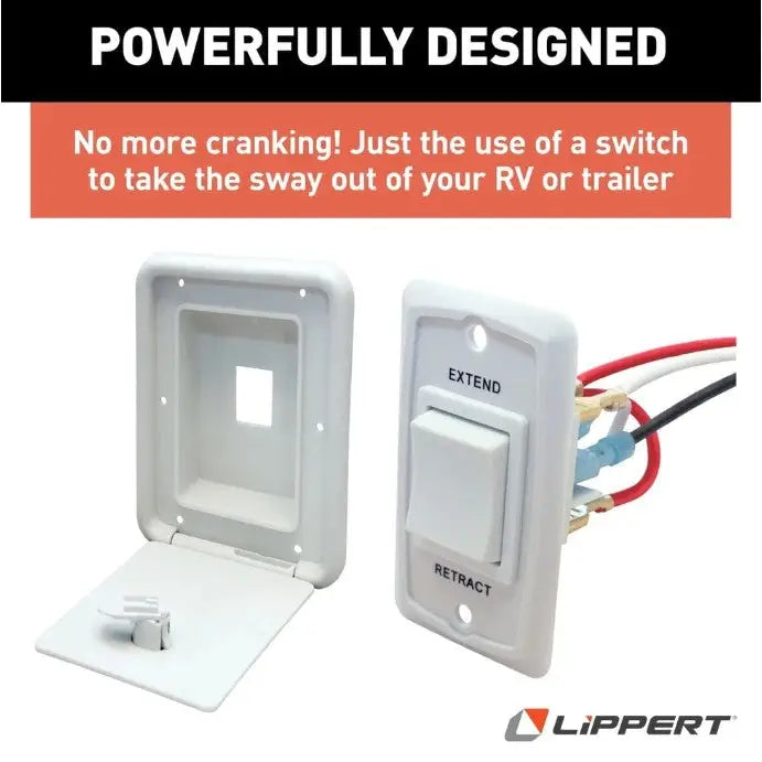 Lippert Comp Embossed Legs For Added Strength Trailer Stabilizer Jack Stand 2025012487 - PSX1 RV Power Hatch