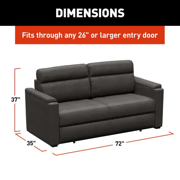 Lippert Comp Minimal Assembly Required Sofa 2024044358 - Rest Easy Sleeper 72 Mccoy
