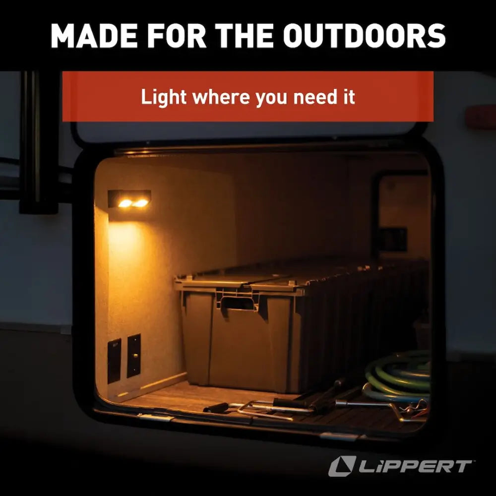 Lippert Comp Offering Added Peace Of Mind Entry Step Light 2022172335 - Battery Operated Magnetic Led