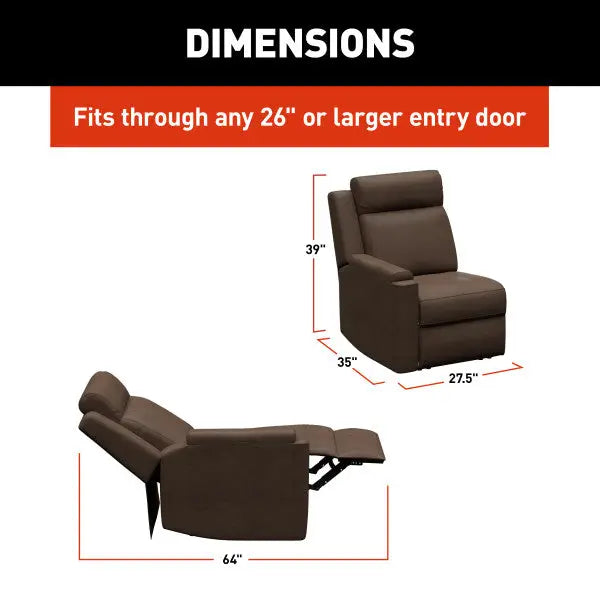 Lippert Comp Wall Hugger Design Chair 2024044091 - Heritage Satula RH Theater Seating