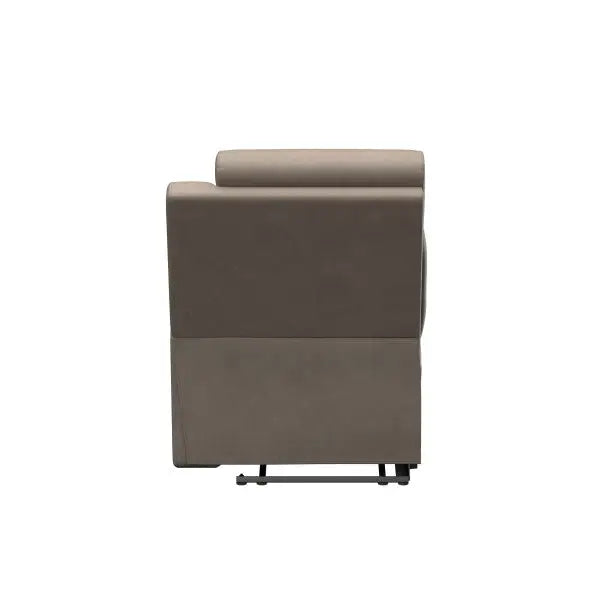 Lippert Comp Wall Hugger Design Chair 2024044097 - Heritage Driftwood LH Theater Seati