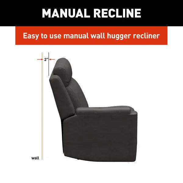 Lippert Comp Wall Hugger Design Chair 2024044107 - Heritage Mccoy RH Theater Seating