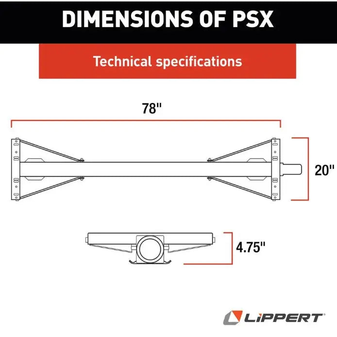 Lippert PSX1 Electric RV Power Stabilizer Jack System - and Camper
