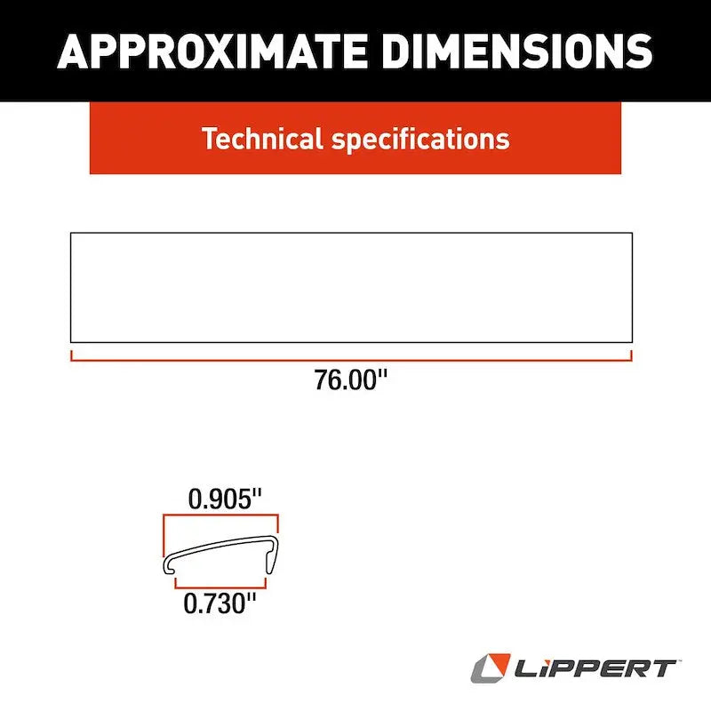 Lippert Screen Door Trim: 326192 Lippert Components Screen Door Trim For Use With Lippert