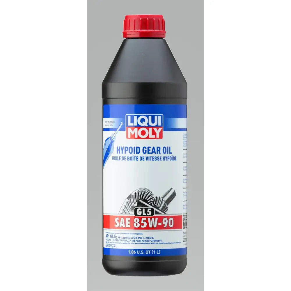LIQUI MOLY 1L Hypoid Gear Oil (GL5) SAE 85W90 - Case of 6 - Truck & Automotive