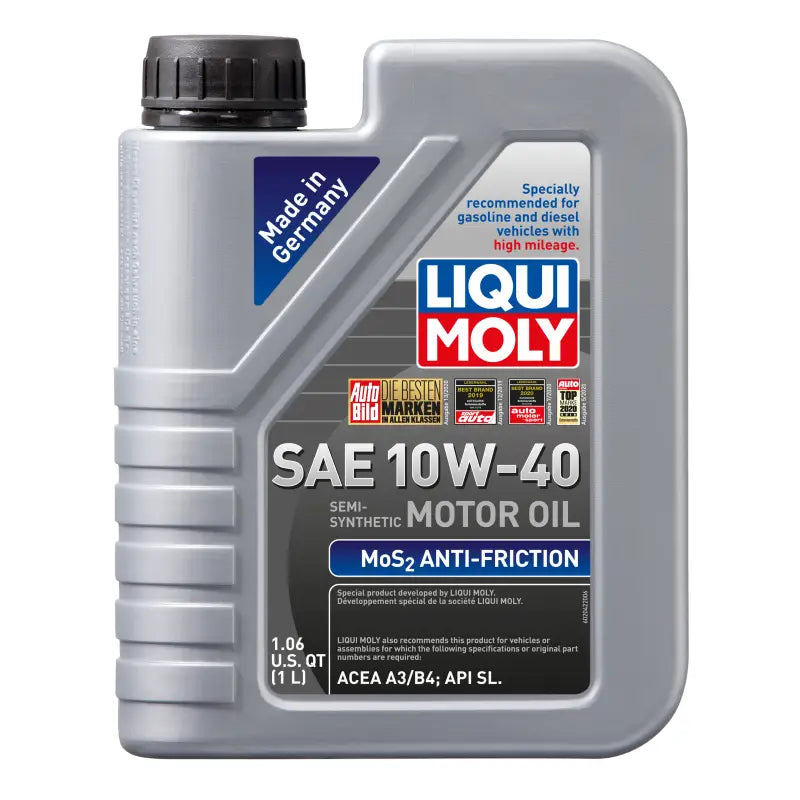 LIQUI MOLY 2042 LIQUI MOLY 1L MoS2 Anti-Friction Motor Oil 10W40 - Case of 12