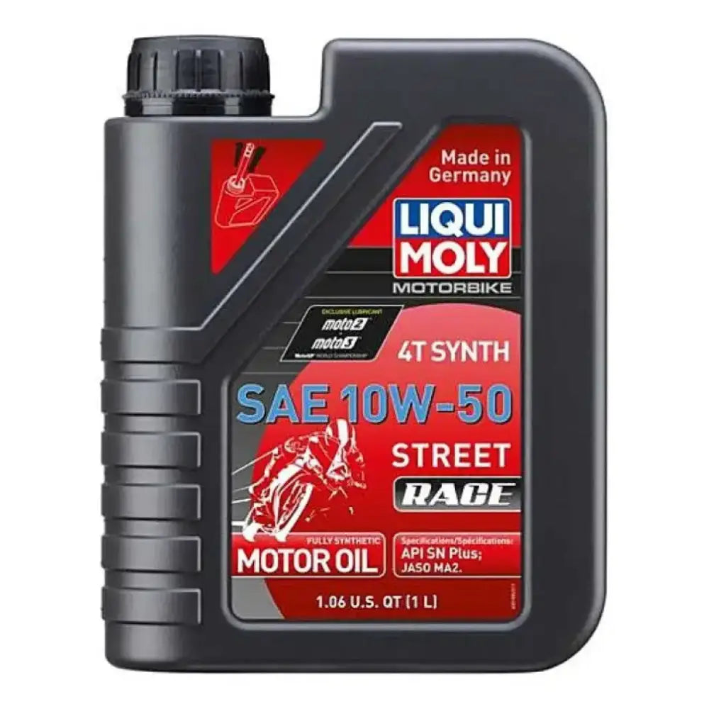 LIQUI MOLY 1L Motorbike 4T Synth SAE 10W50 Street Race - LIQUI MOLY