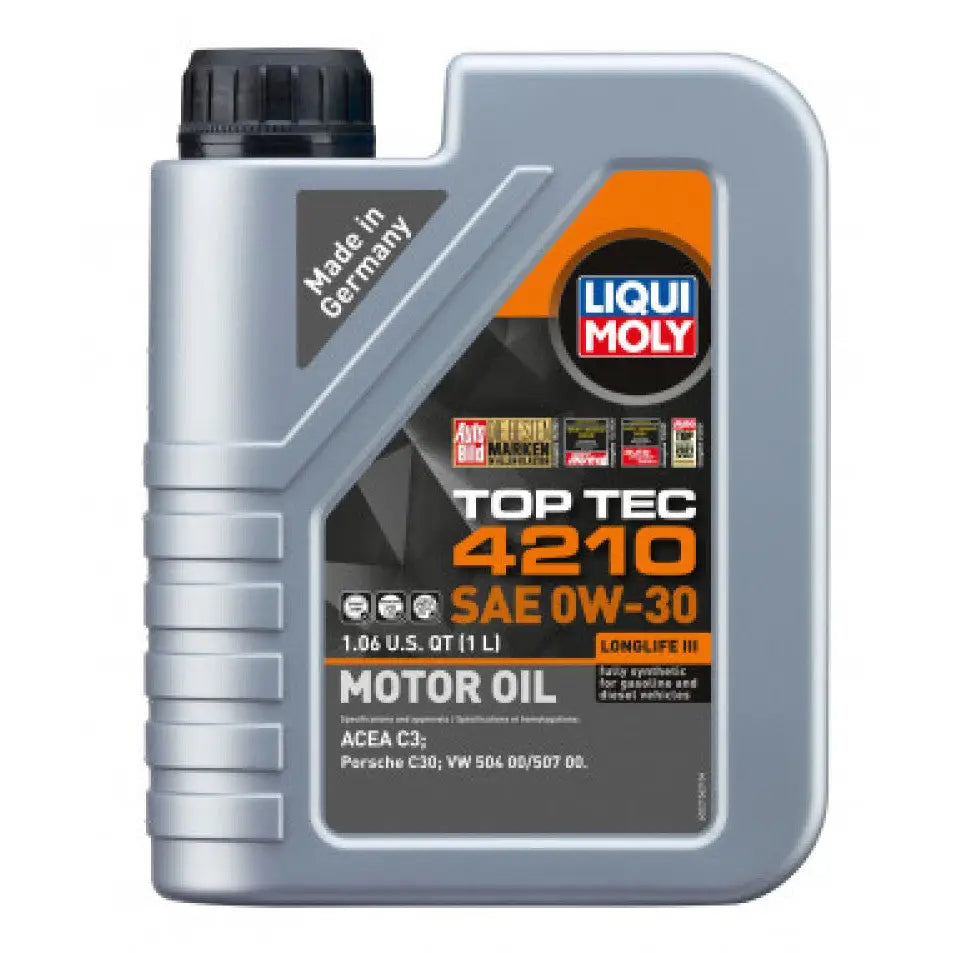 LIQUI MOLY 22156 LIQUI MOLY 1L Top Tec 4210 Motor Oil 0W30 - Case of 6
