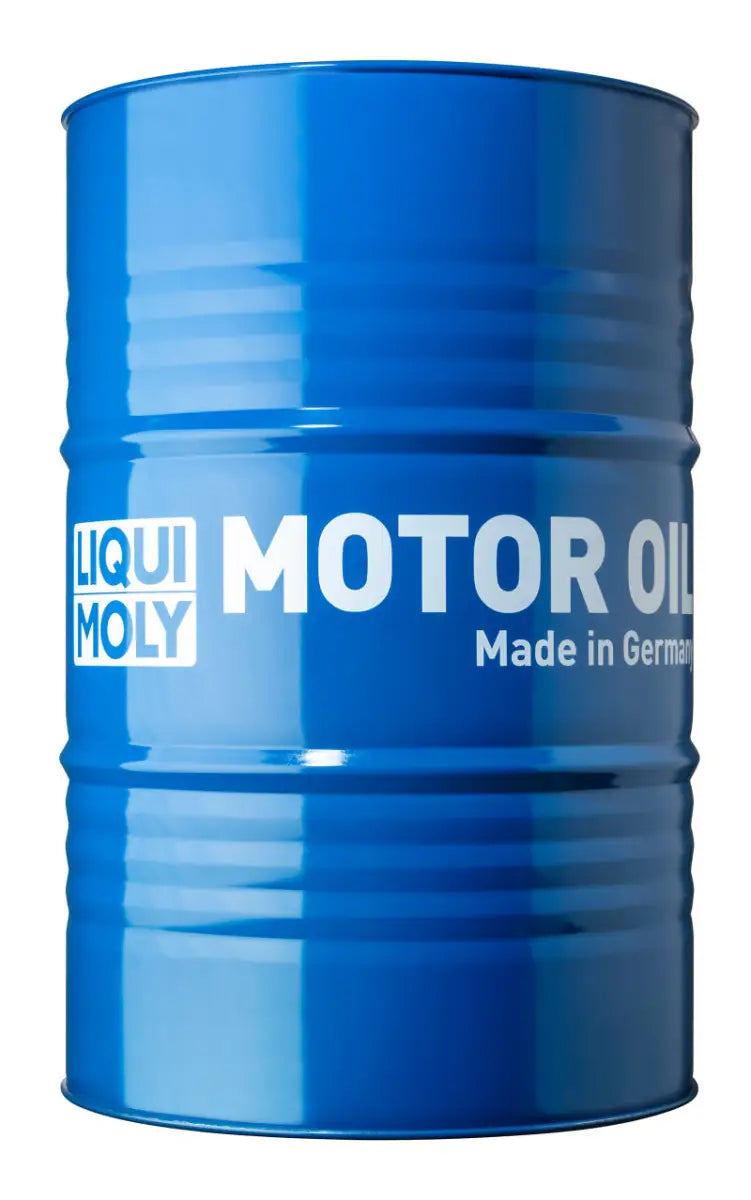 Blue motor oil barrel for LIQUI MOLY 205L Molygen New Generation 0W-20