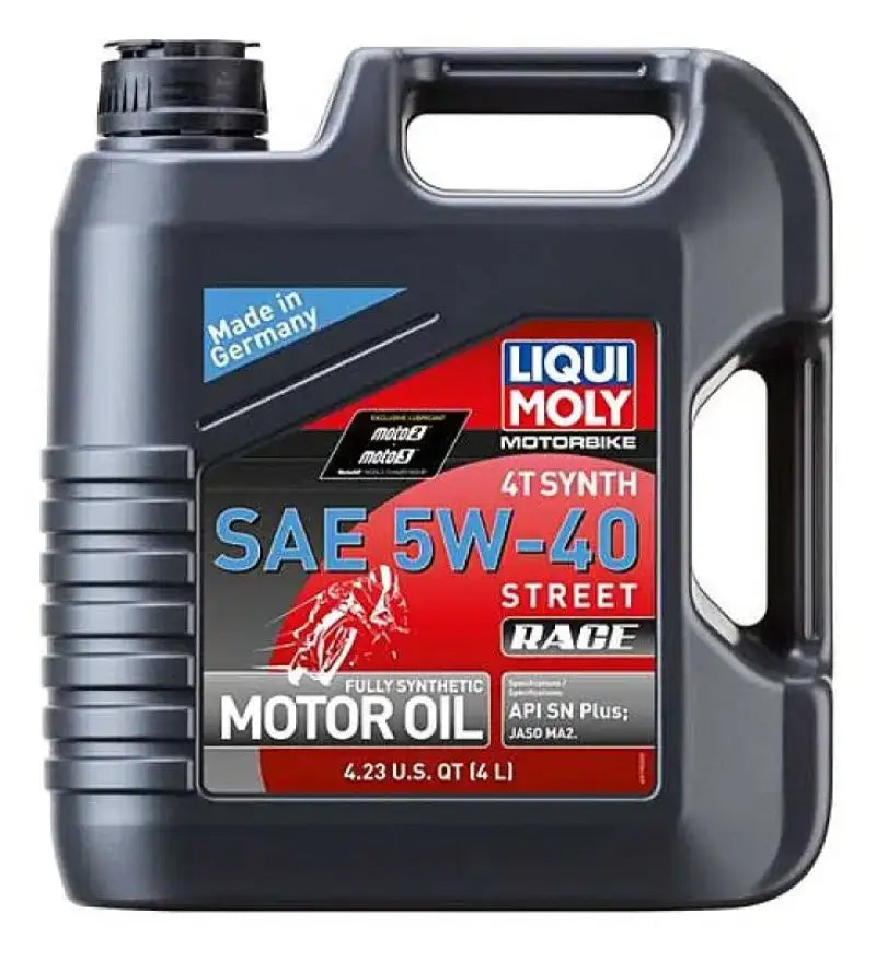 LIQUI MOLY 4L Motorbike 4T Synth 5W40 Street Race - LIQUI MOLY
