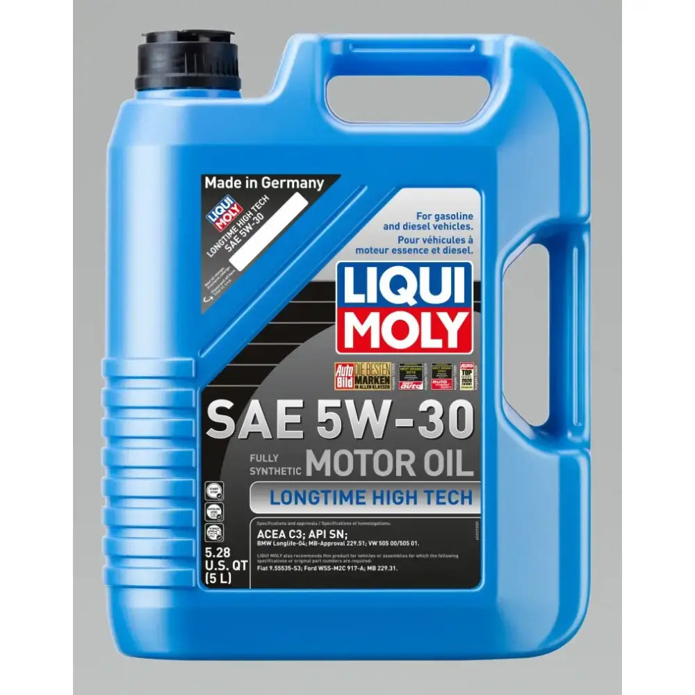 LIQUI MOLY 5L Longtime High Tech Motor Oil 5W30 - Case of 4 - Truck & Automotive