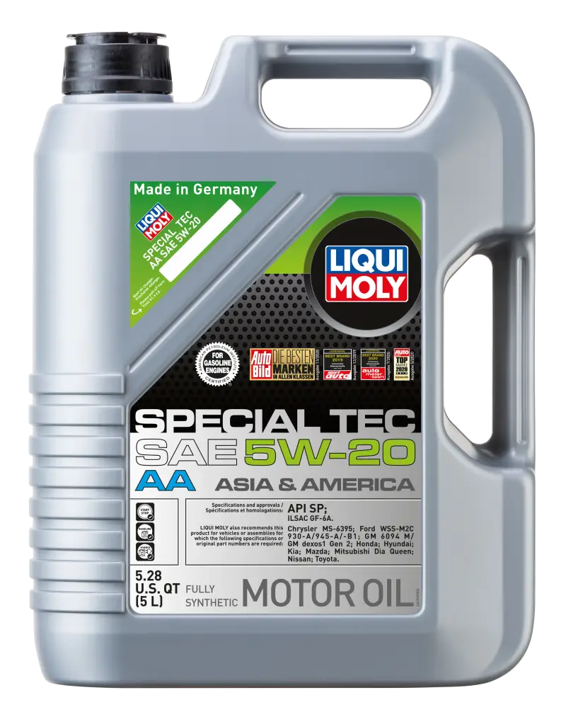 LIQUI MOLY 5L Special Tec AA Motor Oil 5W20 - Case of 4 - Truck & Automotive