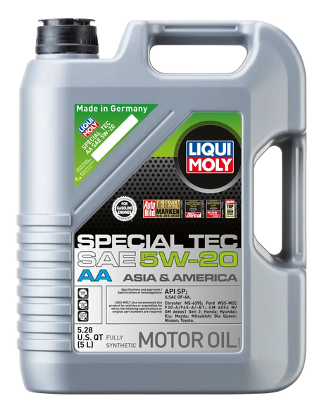 LIQUI MOLY 5L Special Tec AA Motor Oil 5W20 - Case of 4 - Truck & Automotive