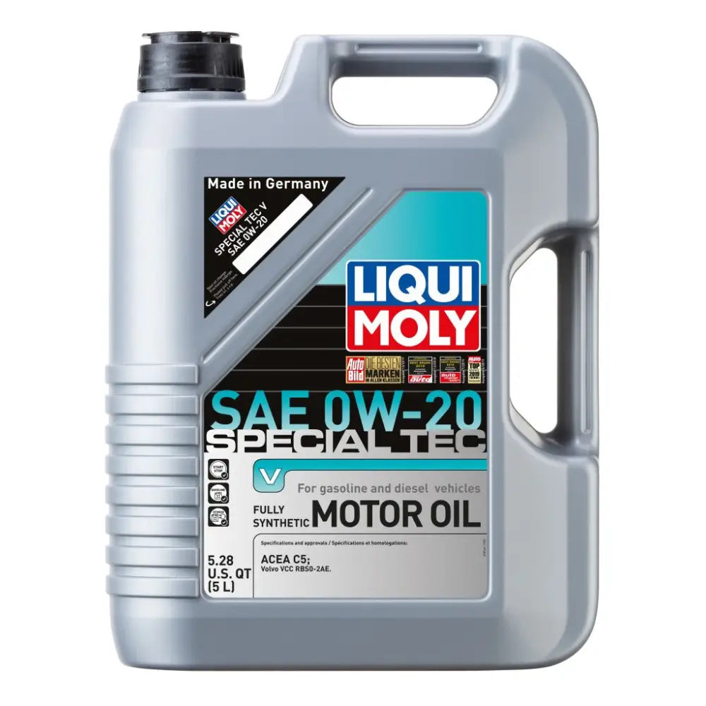 LIQUI MOLY 20200 LIQUI MOLY 5L Special Tec V Motor Oil 0W20 - Case of 4