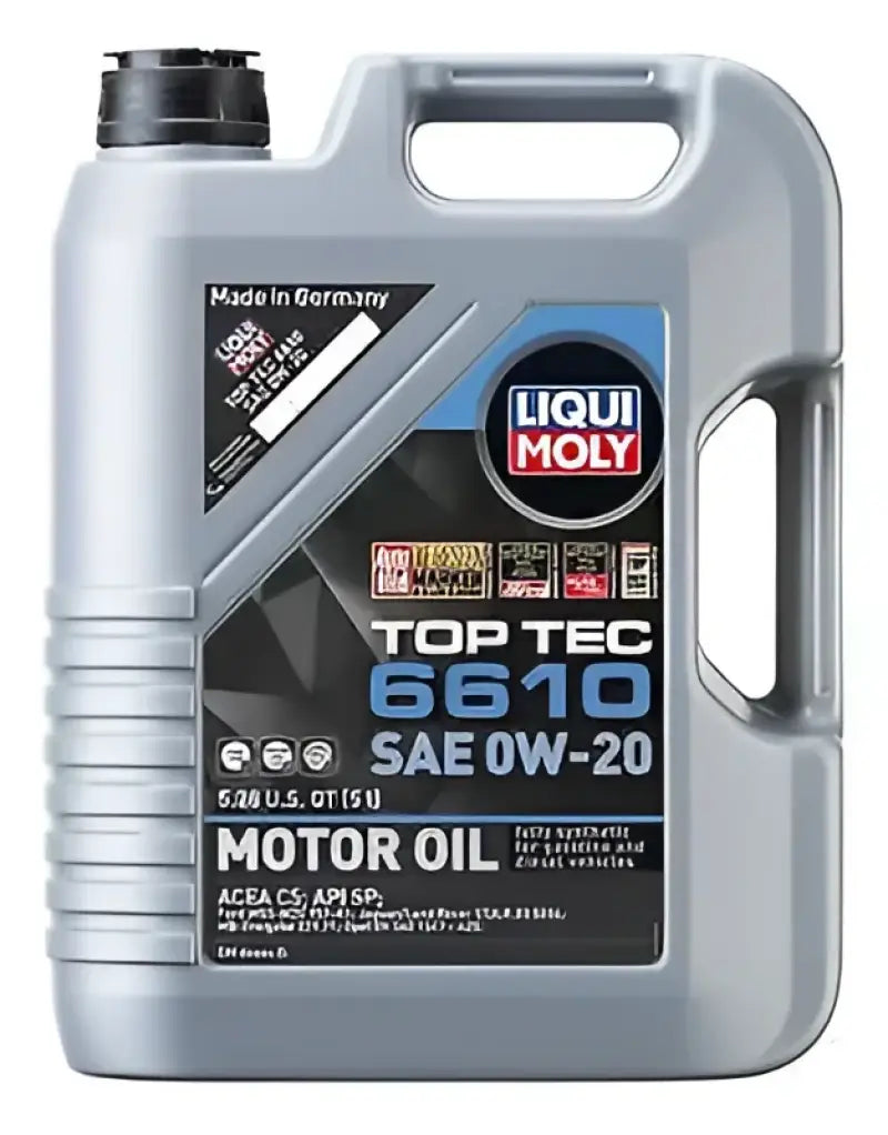 Liqui Moly Top Tec 6610 motor oil SAE 0W20 for smooth engine performance