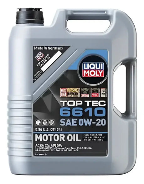 Liqui Moly Top Tec 6610 motor oil SAE 0W20 for smooth engine performance