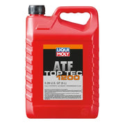 Red container of Liqui Moly Tec ATF for commercial vehicles, automatic transmission fluid