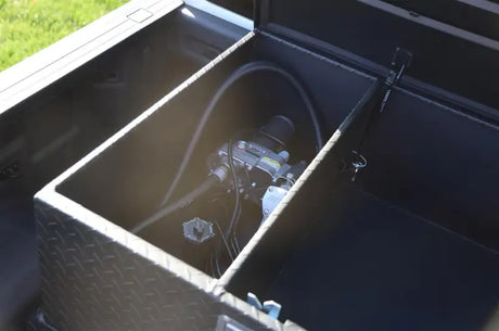 Liquid Transfer Tank Not DOT Approved For Transport Of Fuel Or Flammable Liquids; To Be Used As An Auxiliary Feed