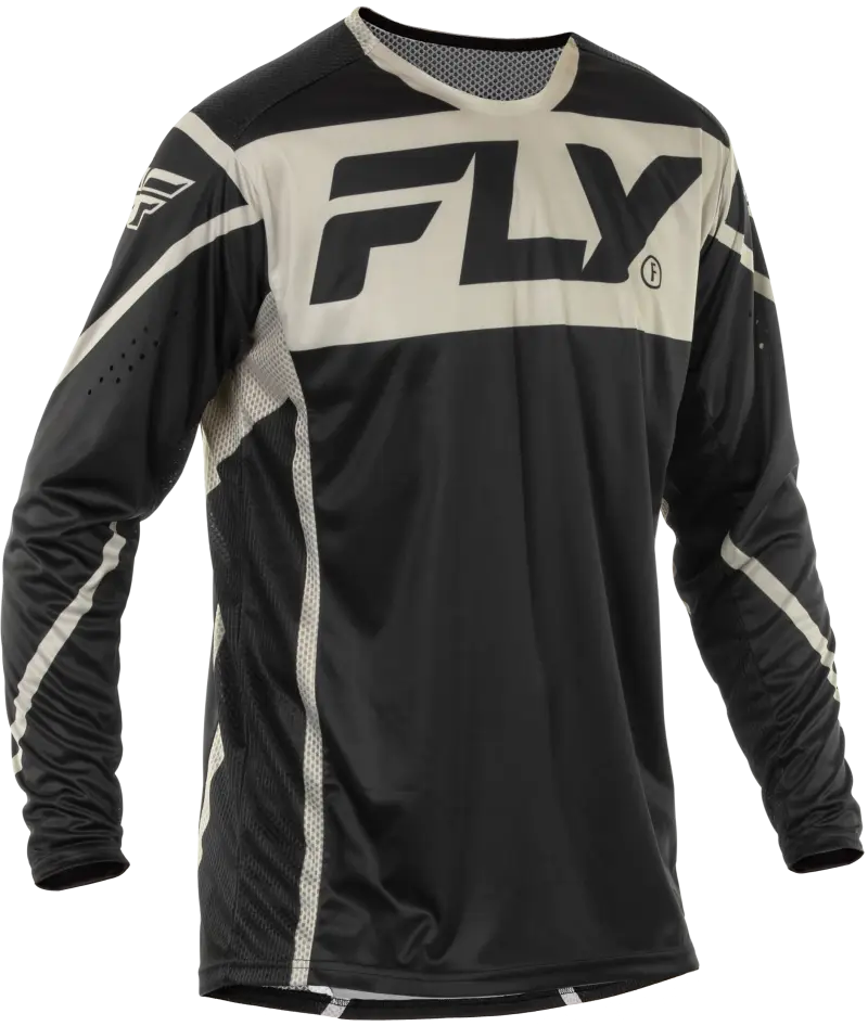 Black and beige long-sleeved shirt with comfortable fit from Lite Jersey 2x rgba truck parts