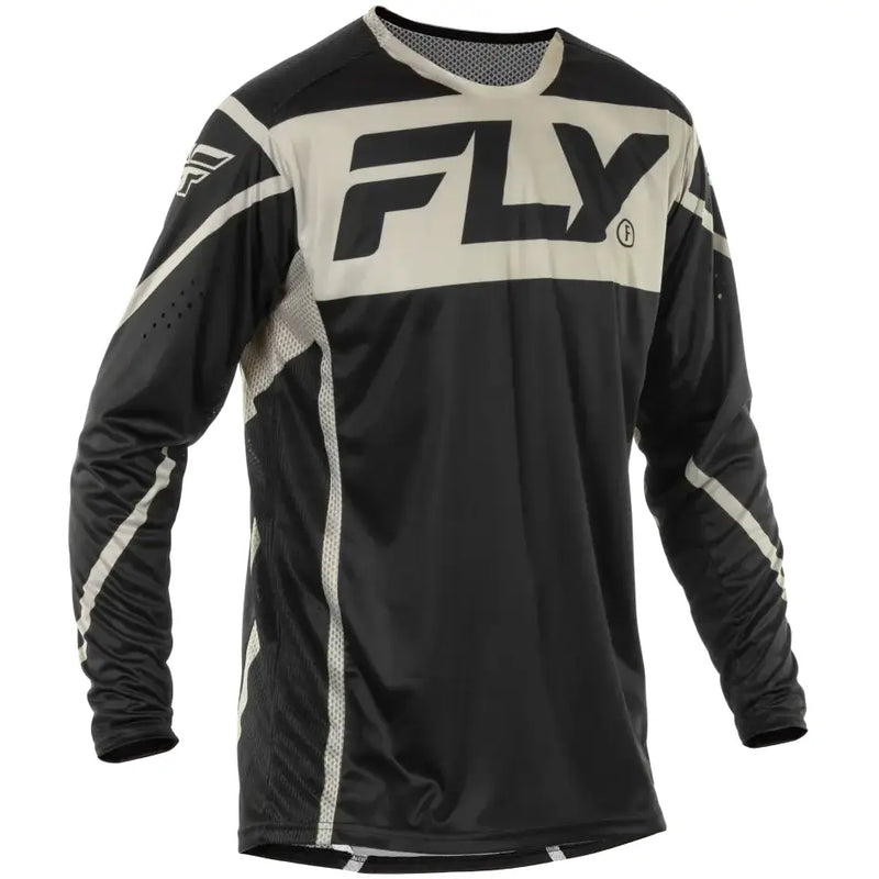 Comfortable fit Black and beige Lite Jersey long-sleeved shirt for RV parts & accessories