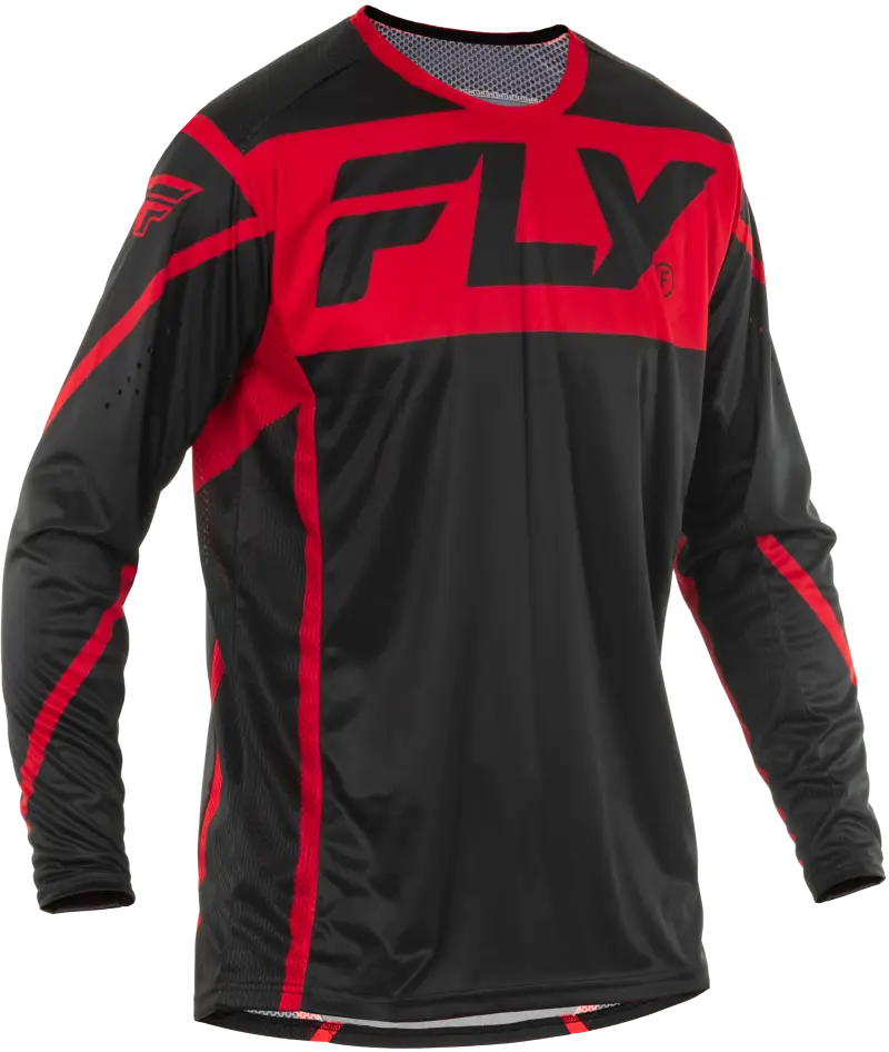 Lite Jersey Black/Red Md