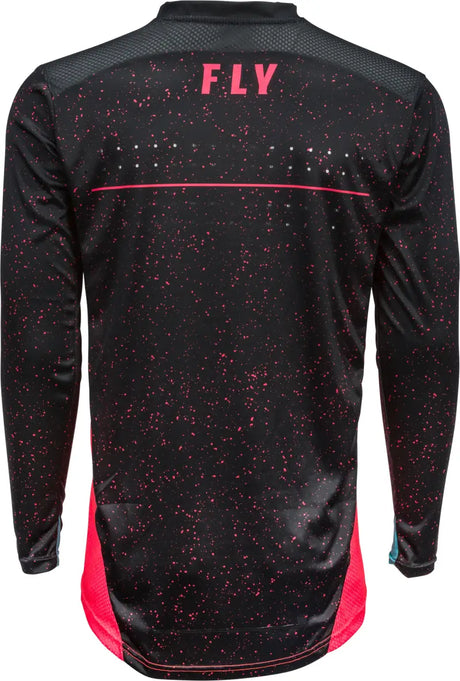 Lite Jersey Coral/Black/Blue Lg