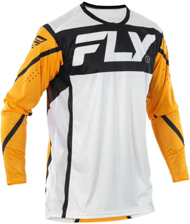 Long-sleeved motocross jersey with comfortable fit, perfect for RV and truck parts fans