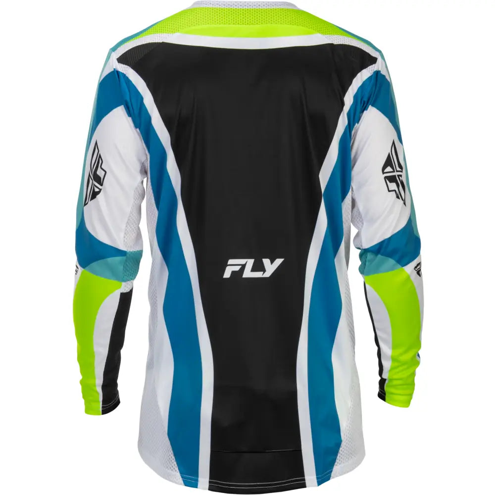 Lite Le Current Jersey White/Lime/Blue Md
