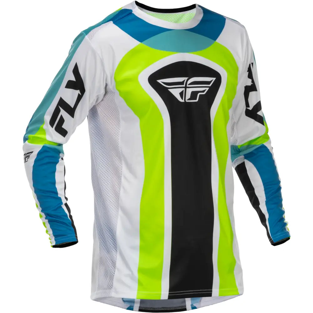 Lite Le Current Jersey White/Lime/Blue Xl