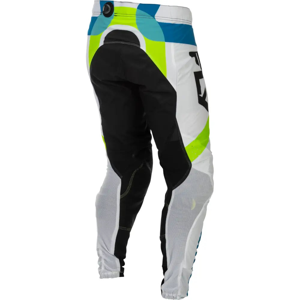Lite Le Current Pants White/Lime/Blue Sz 34