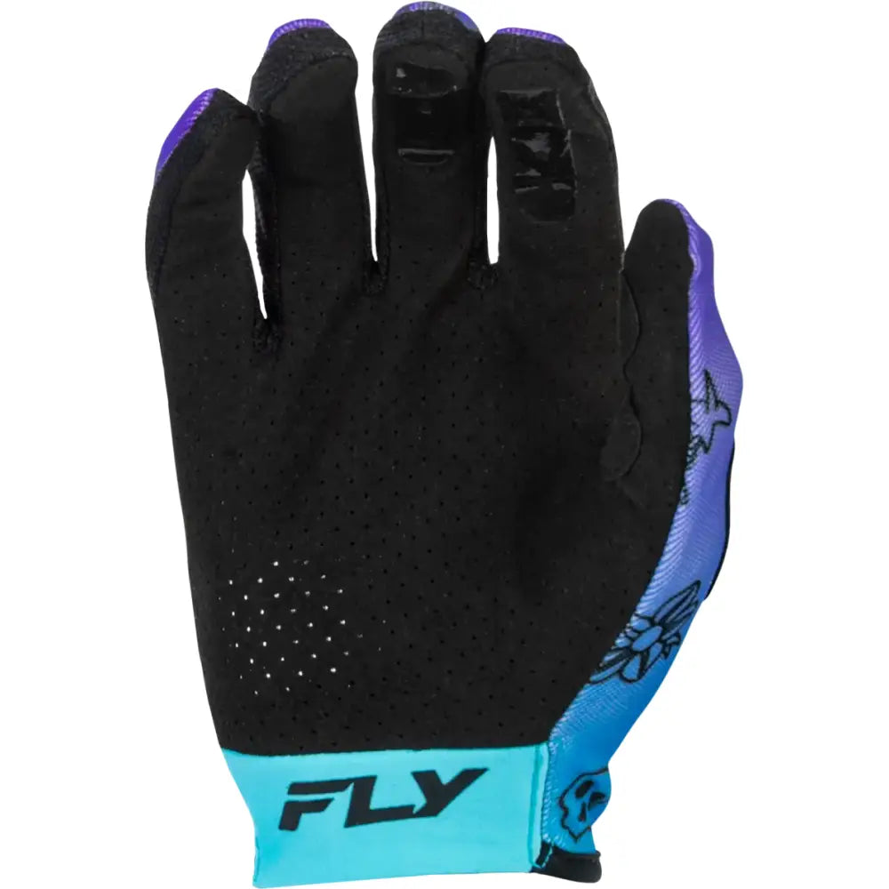 Lite Outline Gloves Purple/Blue/Black 2x - FLY RACING