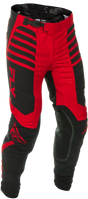 Red and black motocross Lite Pants with reinforced knees, perfect for rv parts & accessories