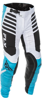 Lite Pants Blue White Black motocross pants with reinforced knees, perfect for rv parts & accessories