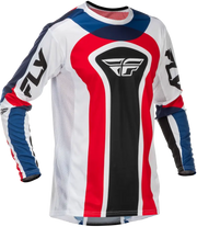 Lite Se Glory Jersey Red/White/Blue Sm - FLY RACING