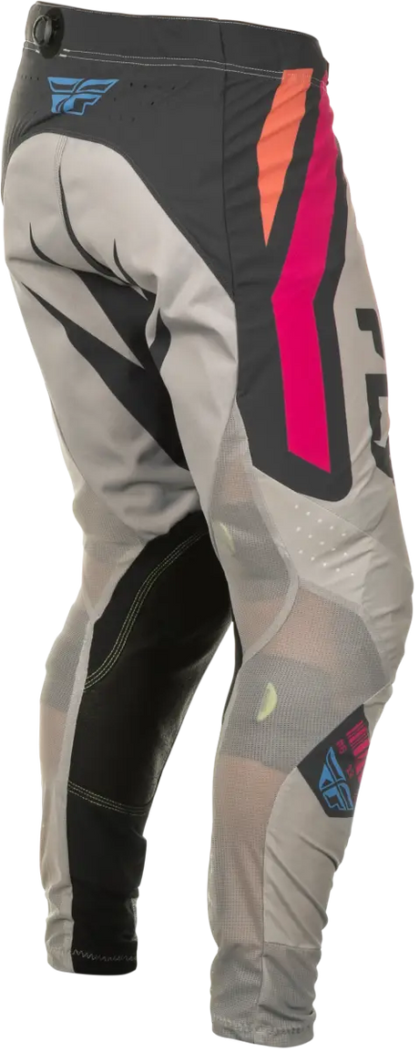 Lite Vice Pants Ca/Ny Light Grey/Pink/Coral Sz 28 - FLY RACING