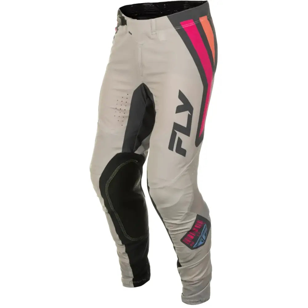 Lite Vice Pants Light Grey/Pink/Coral Sz 30