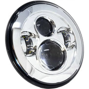 LETRIC LIGHTING CO LLC-LH-7C 7" Headlight Chrome W/ Mnt Adapter