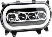 LLC-QB-FH Letric Lighting Co Quad-Beam Integrted Led Headlight `15-Up Fltr - RV and Auto Parts