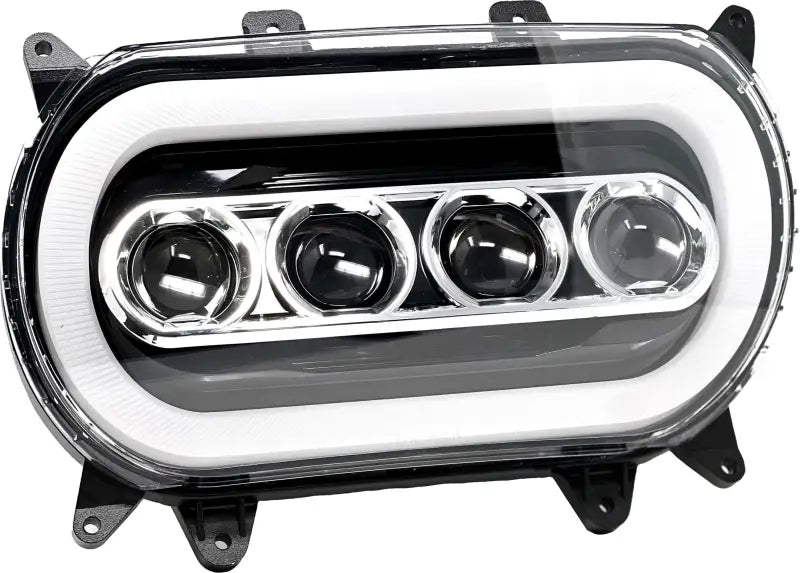 LLC-QB-FH Letric Lighting Co Quad-Beam Integrted Led Headlight `15-Up Fltr - RV and Auto Parts